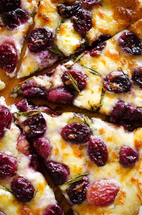 Three Cheese Roasted Grape Pizza Live Eat Learn