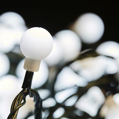 300pc Connectable Led Cherry Ball Lights White