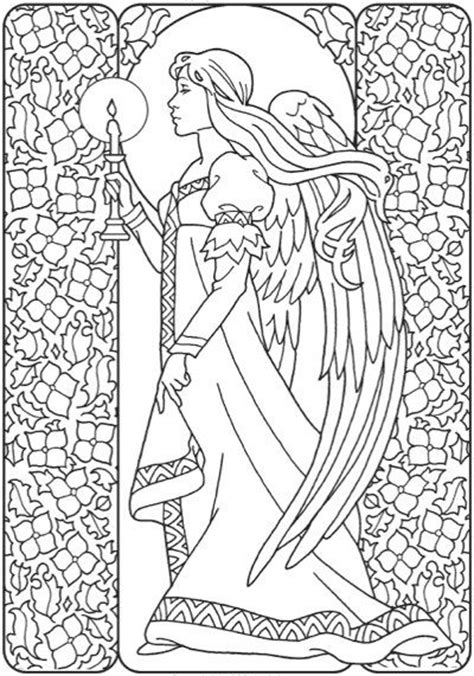 Angel Adult Coloring Pages At Free Printable Colorings Pages To Print And Color