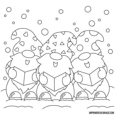 Coloriage de Noël Moyenne Section  Imprimer coloriage