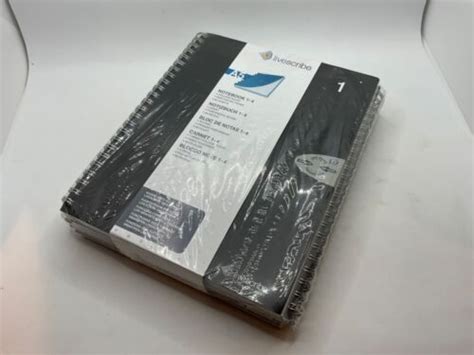Livescribe A5 Notebooks 1 4 College Ruled Perforated 80 Pages New In