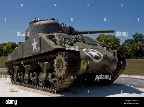 A Vintage American Built World War Ii M4 Sherman Tank Used By Both The