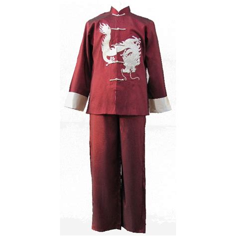 Check spelling or type a new query. pyjama Chinois Soie Rouge Bordeaux
