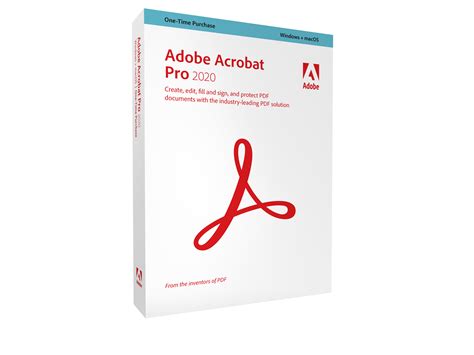 Adobe Acrobat Professional 2020 Winmac Swe Box