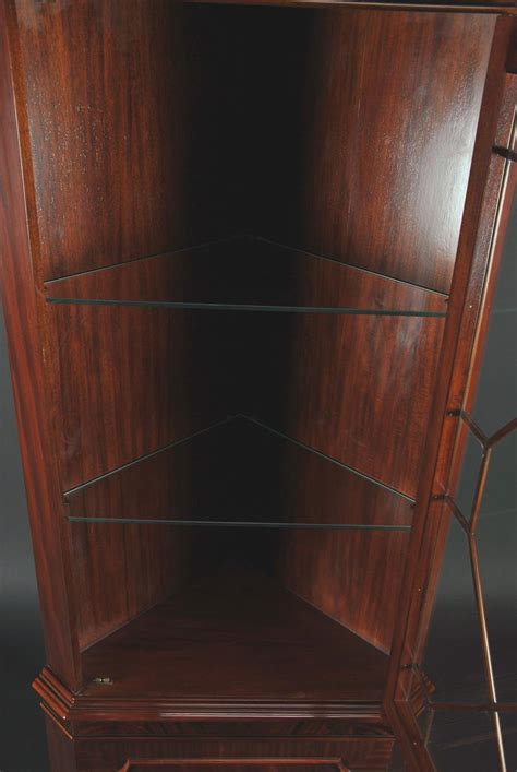 Customised cabinet corner cabinets adapt to the overall design of the space, and give each dwelling a unique charm. High Quality Single Door Mahogany Corner Cabinet