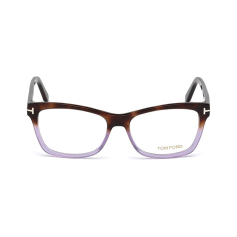 women s optical frames havana smoke lilac size 55 15 140 tom ford touch of modern
