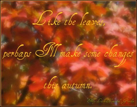 Quotes About Change And Autumn Quotesgram