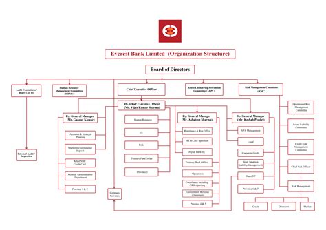 Organizational Structure Everest Bank Historia