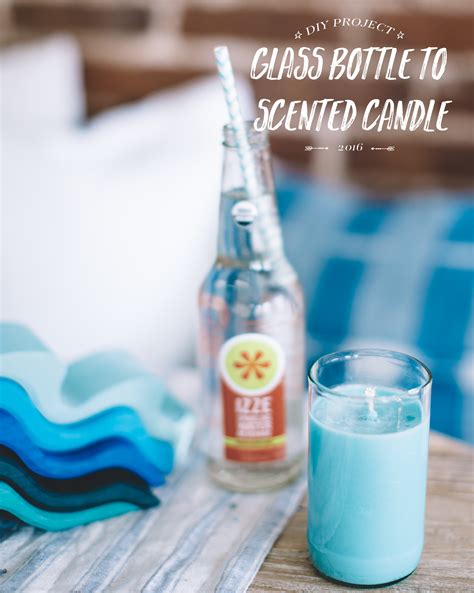 He shared his glass bottle projects for our diy show off page. DIY: Glass Bottle Scented Candles - Bright Bazaar by Will ...