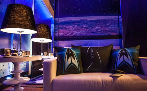 Geek dream mansion for sale with star trek theater and call of. Movie-Inspired Hotel Rooms : Star Trek Hotel Room