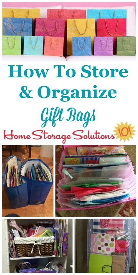 The organizer for brooms and mops is one of the simplest, and affordable broom and mop storage ideas you can find. Ideas To Store & Organize Gift Bags in 2020 | Gift bag ...