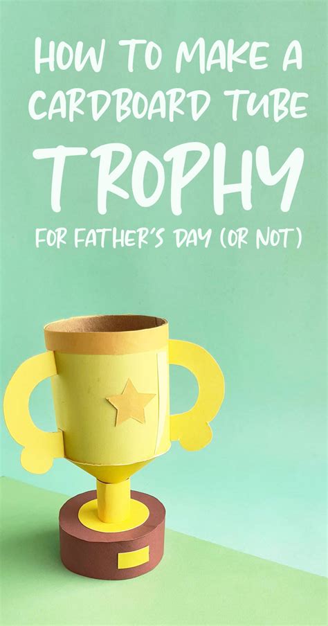 Paper Trophy Craft Perfect For Father S Day Artofit
