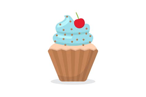 Delicious Sweet Cupcakes Vector Graphic By Agung Sptr · Creative Fabrica