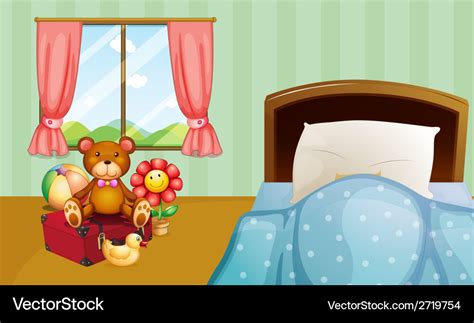 Children Bedroom Royalty Free Vector Image Vectorstock