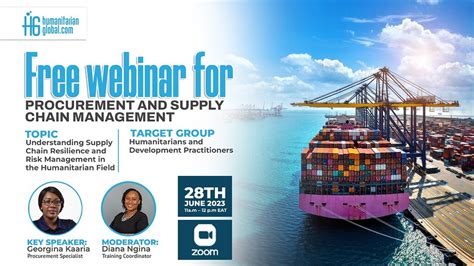 Free Procurement And Supply Chain Management Webinar 11 Am 12pm
