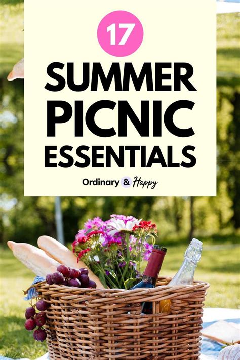 17 Summer Picnic Essentials You Need For The Perfect Picnic Ordinary