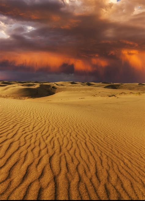 Sunset In The Gobi Desert By Anton Petrus Mongolia Desert Travel