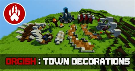 Orcish Town Decorations Tutorial Minecraft Project
