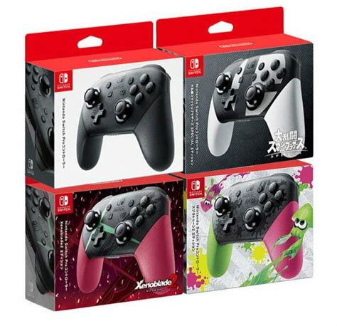 User rating, 4.7 out of 5 stars with 204 reviews. Nintendo Switch Pro Controller Xenoblade Splatoon Gray ...