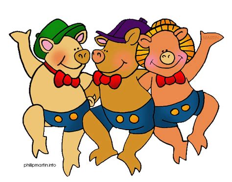 Three Little Pigs Clipart Free Download On Clipartmag