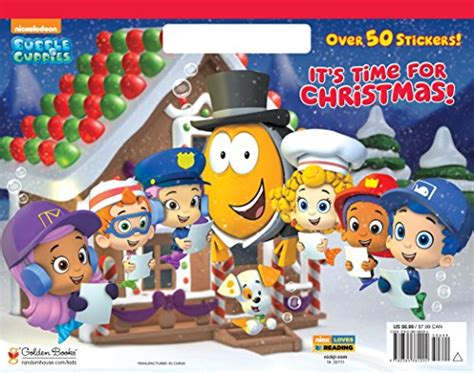 Its Time For Xmas Bubble Gupp Bubble Guppies Golden Books Golden
