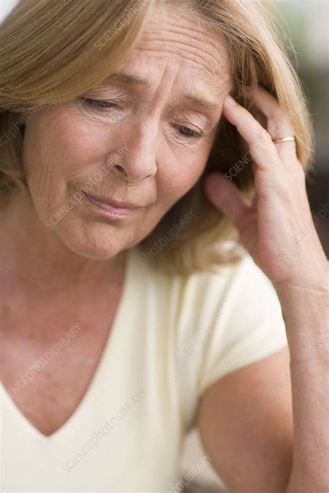 Depressed Woman Stock Image F0026930 Science Photo Library