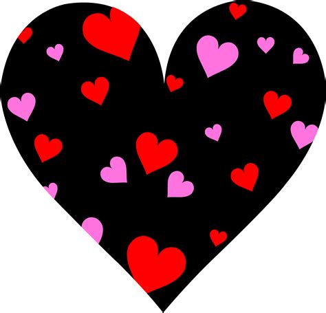 Cute Patterned Valentines Day Heart Free Clip Art