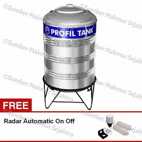 Harga tandon air penguin, info tangki air penguinterbaru. Tangki Air Tandon Toren Profil Stainless 580 Liter Ps 500
