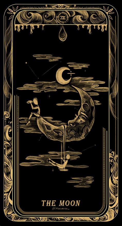 Check spelling or type a new query. The moon Card tarot Inktober