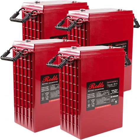 Rolls Agm Deep Cycle Batteries 24 Volt 1104 Kwh C100