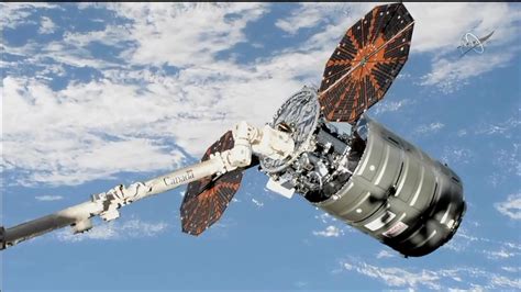 Northrop Grummans Cygnus Spacecraft Successfully Completes Rendezvous And Berthing With