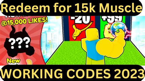 All Strong Muscle Simulator Codes Redeem For 15k Muscle New Release