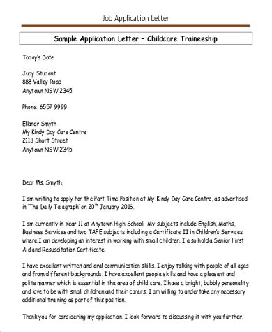 Job application letters are also identified as cover letters. FREE 42+ Application Letter Templates in PDF | MS Word