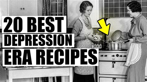 Frugal Eating 20 Best Depression Era Recipes Youtube