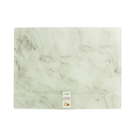Check spelling or type a new query. White Marble Glass Worktop Saver - Home Store + More