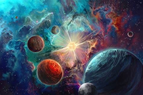 Colorful Space By Nolan Nasser