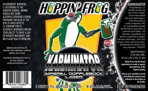 Robotic Frog Assassin Hoppin Frog Karminator Imperial Doppelbock