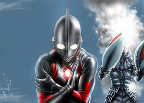 Baltan Seijin Vs Ultraman By Artbennyrgrau On Deviantart