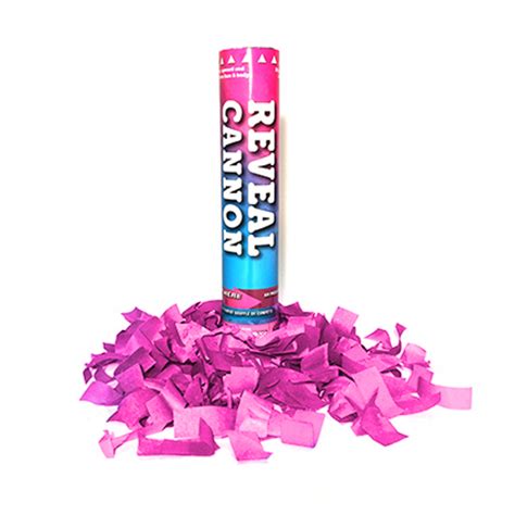 Pink Gender Reveal Confetti Cannon Gender Reveal Usa