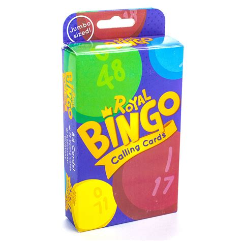 Bingo Jumbo Bingo Calling Cards Large Format Extra Visible New