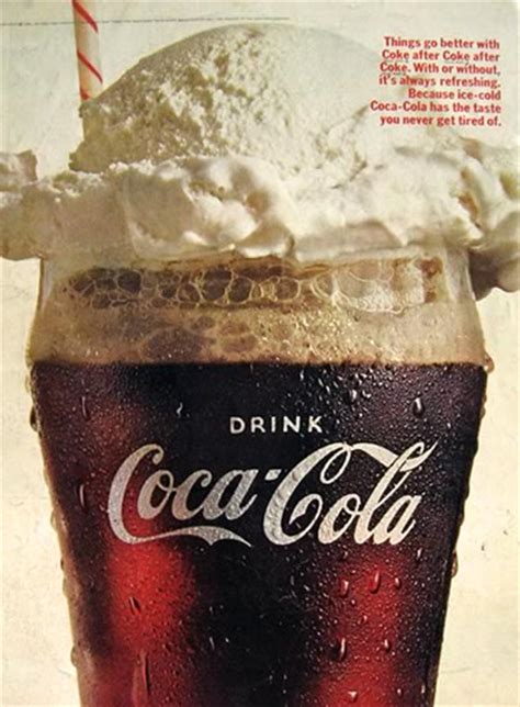 Coca Cola Ad Coke Float Vintage Magazine Ads