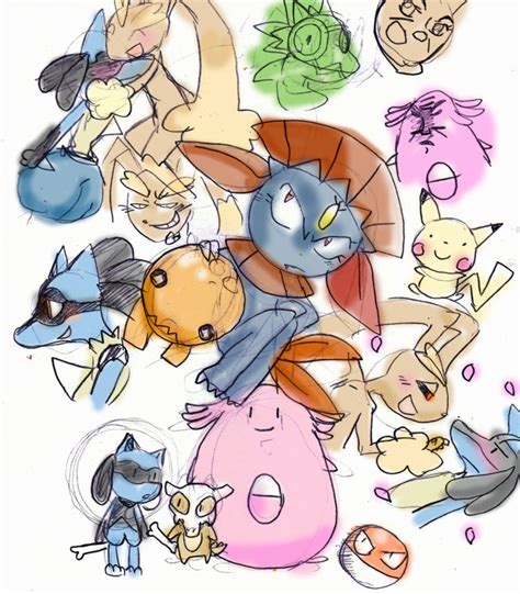 Pokemon Doodles By Umbra Flower On Deviantart