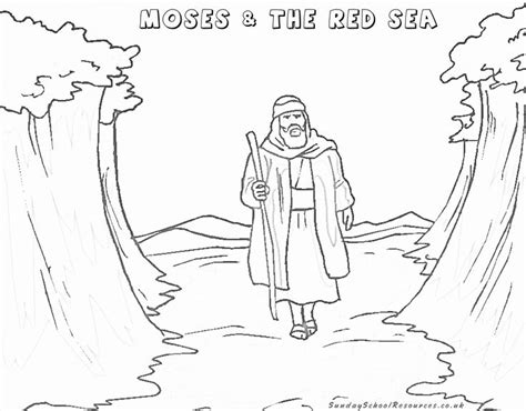 Moses Parting the Red Sea Coloring Page New Pin by Lyndsi Shae Bostwick