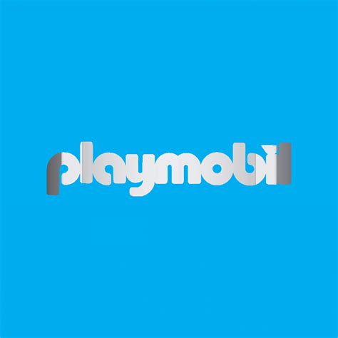 Download Stl File Logo Playmobil Flip Text • Template To 3d Print ・ Cults