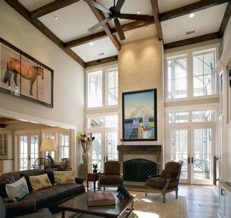 10 High Ceiling Living Room Design Ideas