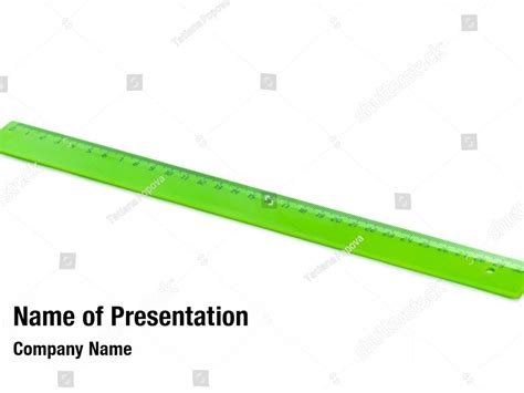 Green Ruler Powerpoint Template Green Ruler Powerpoint Background