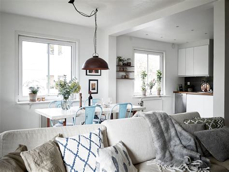 Swedish Open Plan Apartment With A Lovely Terrace Daily Dream Decor