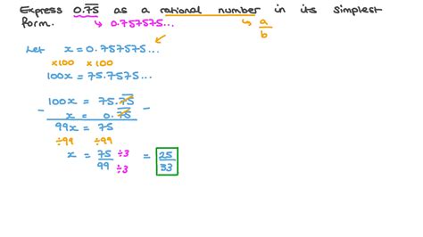 Question Video Expressing A Given Recurring Decimal As A Rational