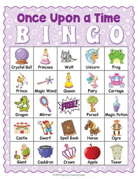 * we won't share your information with anyone. Printable Fairy Tale BINGO Game by Drag Drop Learning ...