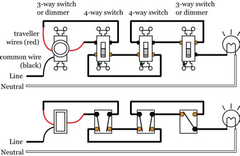 Wiring Diagram For One Way Dimmer Switch
